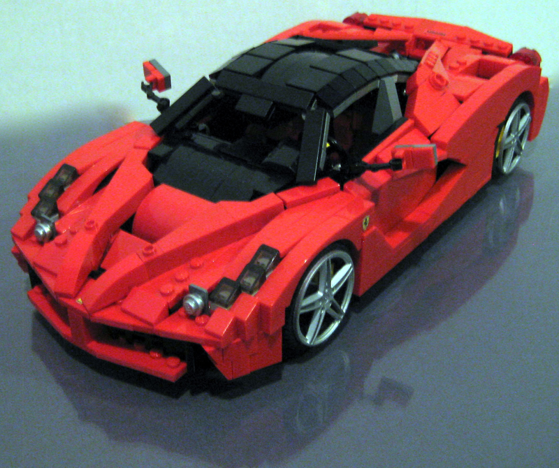 Illustration for article titled I want all of these Lego Ferraris